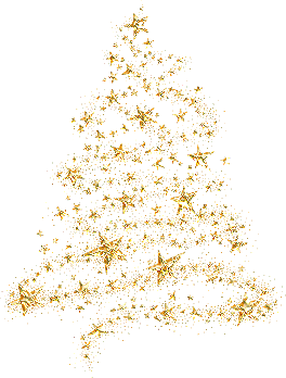 Middelgrote kerstanimatie van een kerstboom - Van kleur verschietende kerstboom