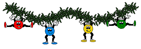 Middelgrote kerstmis animatie van een kerstbal - Kerstgroen met kerstballen als smileys