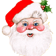 Mini animatie van een kerstman - De Kerstman doet zijn ogen open en dicht