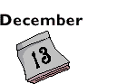 Mini kerstanimatie - Kalender met 13 en 14 december