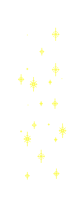 Kleine kerstanimatie van een kerstster - Neerdwarrelende gele sterren