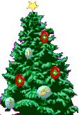 Mini kerstanimatie van een kerstboom - Kerstboom met twinkelverlichting