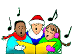 Mini kerstanimatie - Kinderen die kerstliederen zingen