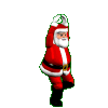 Mini animatie van een kerstman - Dansende Kerstman